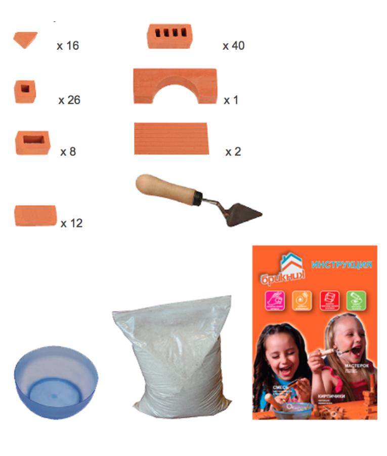 Керамический конструктор Крепость БрикНик | интернет магазин игрушек Happy Parents