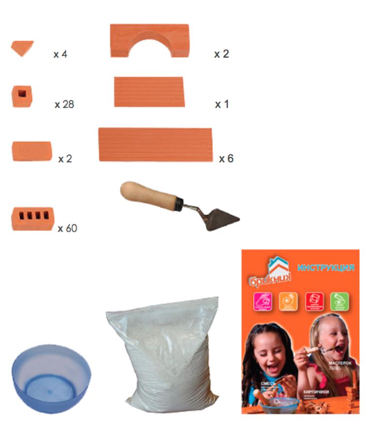 Керамический конструктор Печка БрикНик | интернет магазин игрушек Happy Parents